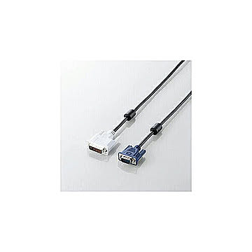 5個セット エレコム DVI-D-Sub15ピン変換ケーブル CAC-DVA15BKX5 管理No. 4589453402075