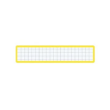 （まとめ）コクヨ マグネット見出し19×105mm 黄 マク-411Y 1セット（10個）【×10セット】