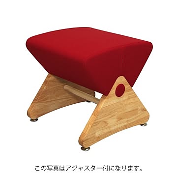 モナディー キャスター付きスツール レッド 布製 ＷＡＳ０１ＳＣ