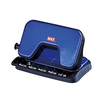 （まとめ） マックス スクーバパンチ DP-15T／B ブルー 1台入 【×3セット】