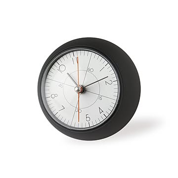 Lemnos レムノス earth clock less アース クロック レス TIL19-09 置時計 置き時計 音がしない スイープムーブメント テーブルクロック デスククロック
