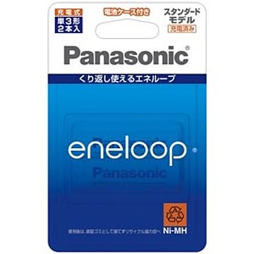 パナソニック（家電） エネループ 単3形 2本パック（スタンダードモデル） BK-3MCC/2C