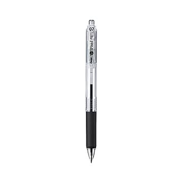 （まとめ） ぺんてる フィール ボールペン 0.7mm クリア軸 黒 【×50セット】