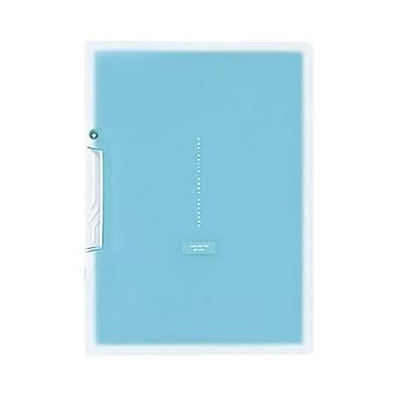 （まとめ）コクヨ イージークリップファイル（コロレー）PP表紙 A4タテ 20枚収容 ブルー F-VFH100B 1セット（5冊）【×10セット】