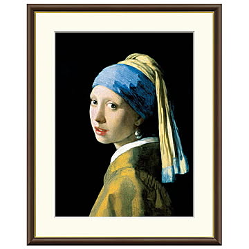額絵 真珠の耳飾りの少女 ヨハネス・フェルメール 52x42cm 三幸