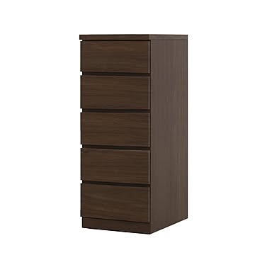 丸田木工 フィット 幅40 5段 奥行55 チェスト 完成品 日本製 大川家具
