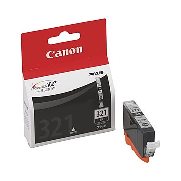 （まとめ） キヤノン Canon インクタンク BCI-321BK ブラック 2927B001 1個 【×5セット】