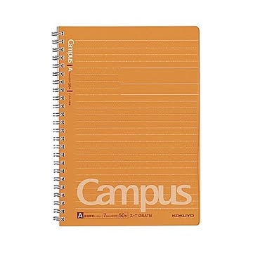 (まとめ) コクヨ キャンパス ツインリングノート（ドット入り罫線） A5 A罫 50枚 ス-T135ATN 1冊  【×30セット】