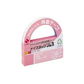 （まとめ） ニチバン ナイスタック(R) リムカ(R) 弱粘着仮止め用 NW-R10 1巻入 【×5セット】