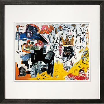 美工社 Jean-Michel Basquiat アートフレーム Untitled Tyrany 1982