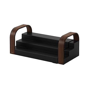 Umbra アンブラ BELLWOOD 3-Tier Spice Shelf ベルウッド スパイスラック 3段 調味料収納 収納棚 キッチン 食器棚 取っ手付き 木製