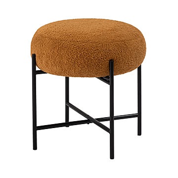 スツール 椅子 おしゃれ 丸 高さ40cm 円形 来客用 ナチュラル 北欧 モダン シンプル ファブリック チェア 椅子 PC-152