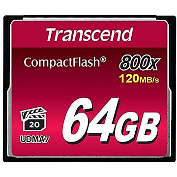 トランセンドジャパン 64GBコンパクトフラッシュカード800倍速 TS64GCF800