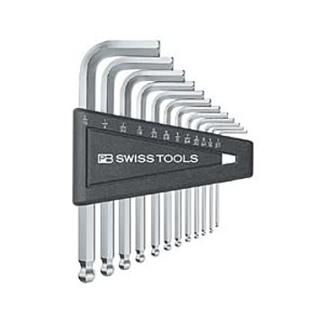 PB SWISS TOOLS 212ZH-12 ボール付六角棒レンチセット（パックナシ）