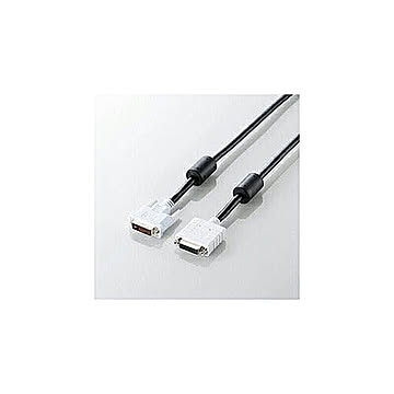 5個セット エレコム DVI延長ケーブル(アナログ/デジタル) CAC-DVIE20BKX5 管理No. 4589453402129
