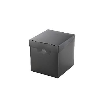 (まとめ)エレコム 組立式メディアケース収納ボックス CCD-MB01BK×10セット