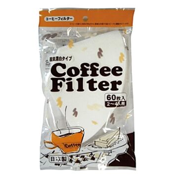 コーヒーフィルター白60P【10個セット】 FF-236
