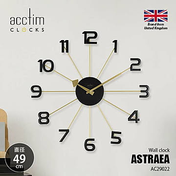 acctim アクティム ASTRAEA Wall Clock アストレア ウォールクロック AC29022 掛時計 掛け時計 ウォールクロック 壁掛け時計 直径49cm 大型