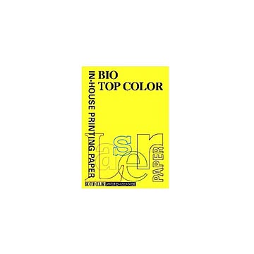（まとめ） 伊東屋 バイオトップカラー A4判 100枚入 80g／m2 BT112 カナリーイエロー 【×3セット】