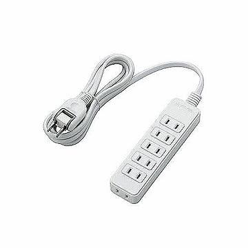 エレコム　ほこりシャッター付き電源タップ　T-ST02-22620WH 管理No. 4953103382114