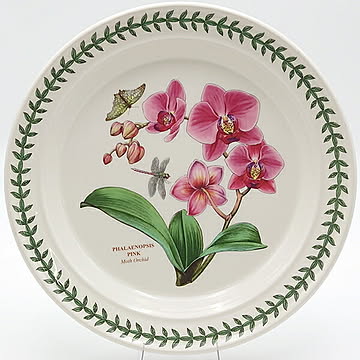 ポートメリオン　エキゾチックボタニックガーデン　プレート25cm　EG05052【moth orchid　ファレノプシス】　洋食器　イギリス　ボタニック