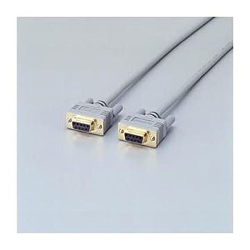 （まとめ）エレコム RS-232Cケーブル（ノーマル） C232N-930【×3セット】
