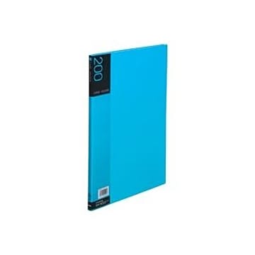 （まとめ）セキセイ 名刺ホルダー NPP-200 A4 11mm ライト青×10セット