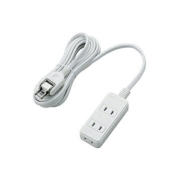 エレコム 電源タップ(雷ガード・ほこりシャッター) T-KST02-22330WH 管理No. 4953103319271