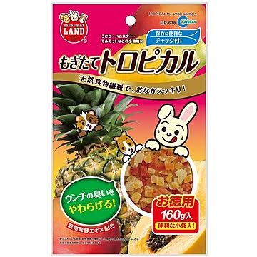 （まとめ） もぎたてトロピカル お徳用 160g （ペット用品） 【×10セット】【代引不可】