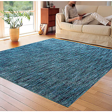 アスワン スーパークールストリーム ラグマット 130×190cm オーシャンブルー