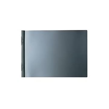 （まとめ）プラス スライドクリップファイル FS-132PH 濃灰【×10セット】