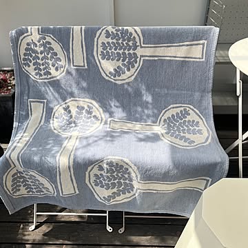 KLIPPAN クリッパン シュニールコットンブランケット ハーフ FOREST  SPOON  ミナ ペルホネン 正規取扱店　