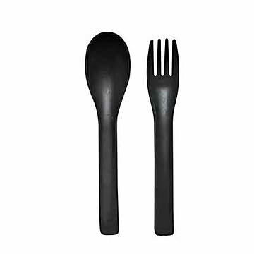 ideaco イデアコ b fiber cutlery 2+2pcs ビーファイバー カトラリー（2セット組） スプーン フォーク カトラリー 天然素材 バーベキュー キャンプ アウトドア