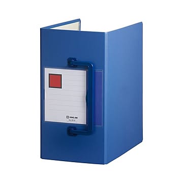 (まとめ) キングファイル スーパードッチ(特厚) A4タテ 1500枚収容 背幅166mm 青 3515 1冊 【×4セット】