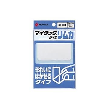 （まとめ） ニチバン マイタック(R) ラベル リムカ(R) （きれいにはがせるタイプ） ML-R10 1P入 【×10セット】