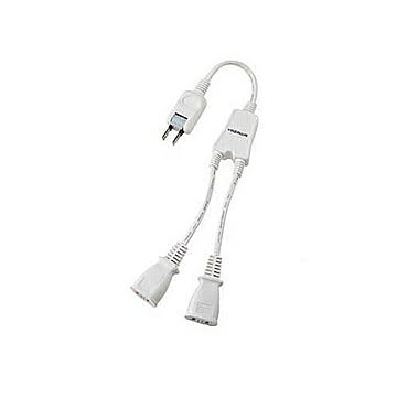 YAZAWA ACアダプター用分配延長コード Y02V2002WH 管理No. 4966307282067