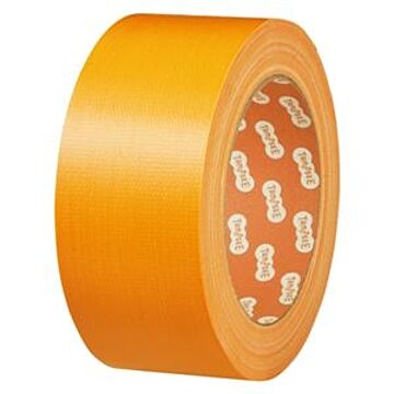 （まとめ） TANOSEE 布テープ（カラー） 50mm×25m 黄 1巻 【×15セット】