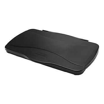 スリムジムコンテナ用 ヒンジ付きフタ RM2674BK 幅533x奥行343x高さ31mm ラバーメイド