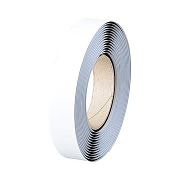 （まとめ） ジャック ボアテープ B面（メス） 25mm×5m 黒 RBL2505 1巻 【×4セット】