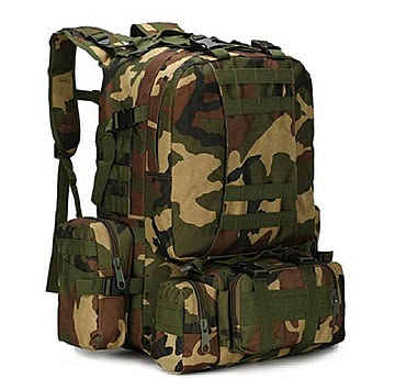 大容量 50L バックパック カーキ アウトドア キャンプ 登山 山登り ハイキング リュック 軍用 防災 ミリタリー サバゲーリュック 旅