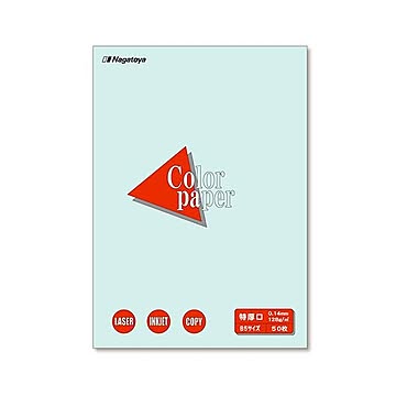 まとめ 長門屋商店 Color Paper B5 特厚口 水 ナ-4410 1冊50枚  ×30セット