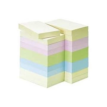 (業務用30セット) ジョインテックス 付箋/貼ってはがせるメモ 【75×50mm/混色】 100枚*20冊 P511J-M-20