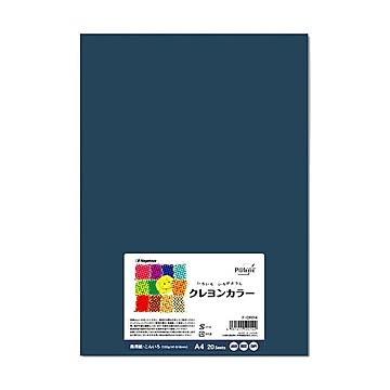 まとめ 長門屋商店 いろいろ色画用紙クレヨンカラー A4 こんいろ ナ-CR014 1パック20枚  ×30セット