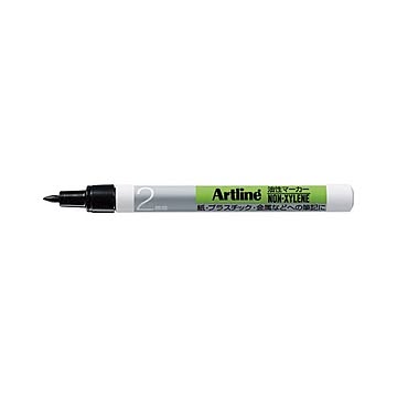 （まとめ） シヤチハタ アートライン丸2 1.0mm （ノンキシ） 黒 【×30セット】