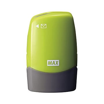 （まとめ） マックス コロレッタ レターオープナー＆個人情報保護用ローラー式スタンプ ライトグリーン SA-151RL/LG2 【×5セット】