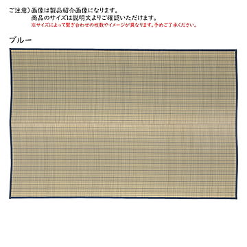 国産い草 カーペット 清涼 本間 1帖 長方形 95.5x191cm 萩原