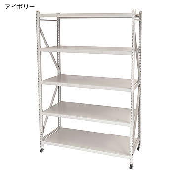 ラック 組立式 ラルド ボルトレスラック D60 DIS-685 幅129x奥行60x高さ188.5cm 東谷