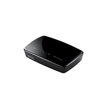 エレコム　11n対応無線LAN中継器　WRC-300FEBK-R
