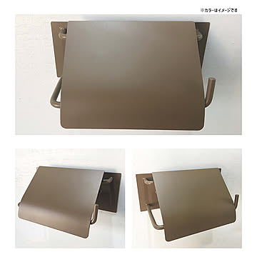 ［ロコカラー］［5色］［人気アイテム］アイアントイレットペーパーホルダー　マットカラー　インダストリアル