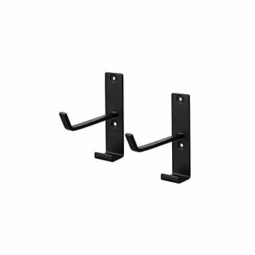 tower タワー (山崎実業) 石こうボード壁対応ウォールヨガマットハンガー フック付き（2個組）Wall-Mounted Yoga Mat Hangers  With Hooks